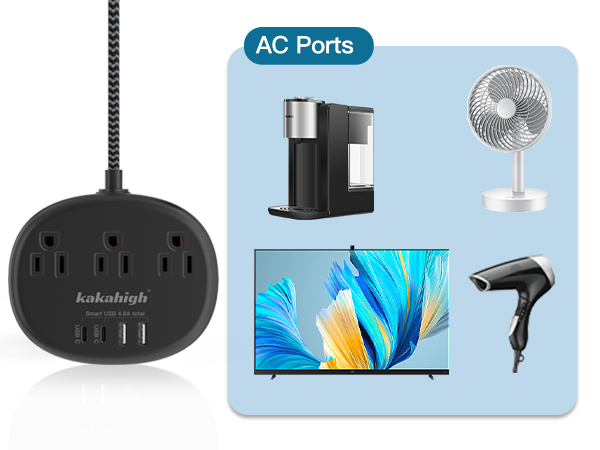 extension cord black