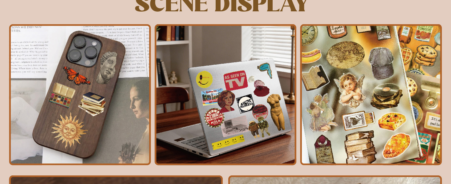 vintage scrapbook stickers