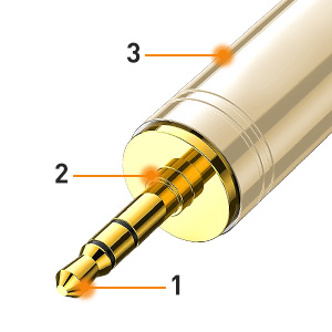 6.35 Female to 3.5mm Male Adapter A+ 03