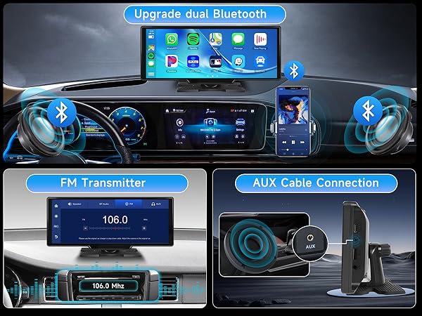 Bluetotoh AUX FM Transmission