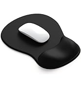 ErgoComfort Gel Wrist Rest Mouse Pad-Ergonomic Office Mousepad with Wrist Support-Non-Slip, Desig...