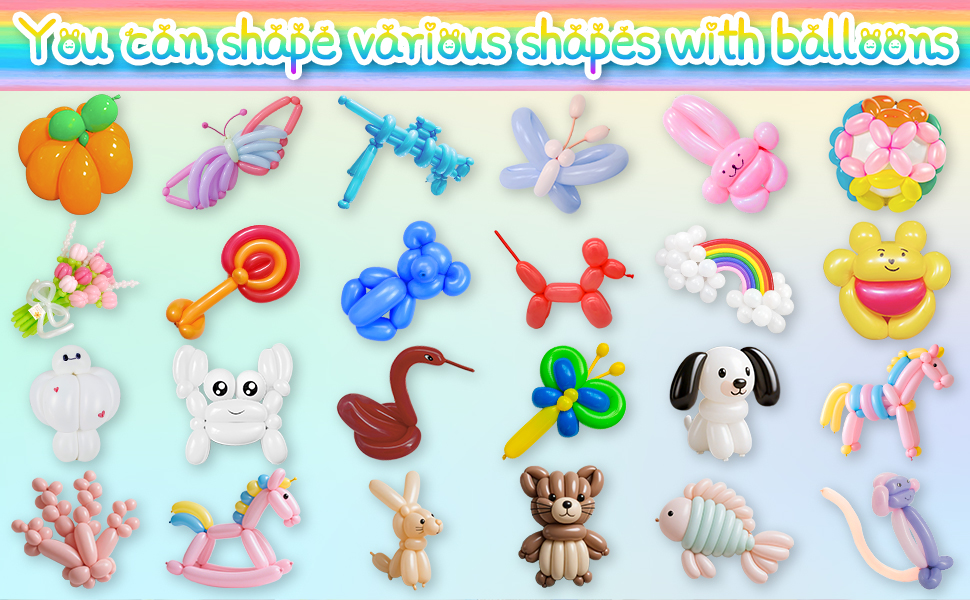 long balloons for balloon animals