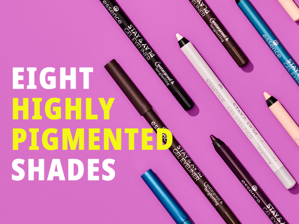 8 highly pigmented shades