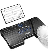 KYXAIN Wireless Page Turner Pedal, Bluetooth Page Turner Pedal for iPad, Rechargeable Music Page ...