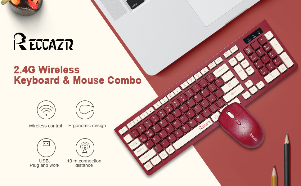 Wirless keyboard mouse combo 1