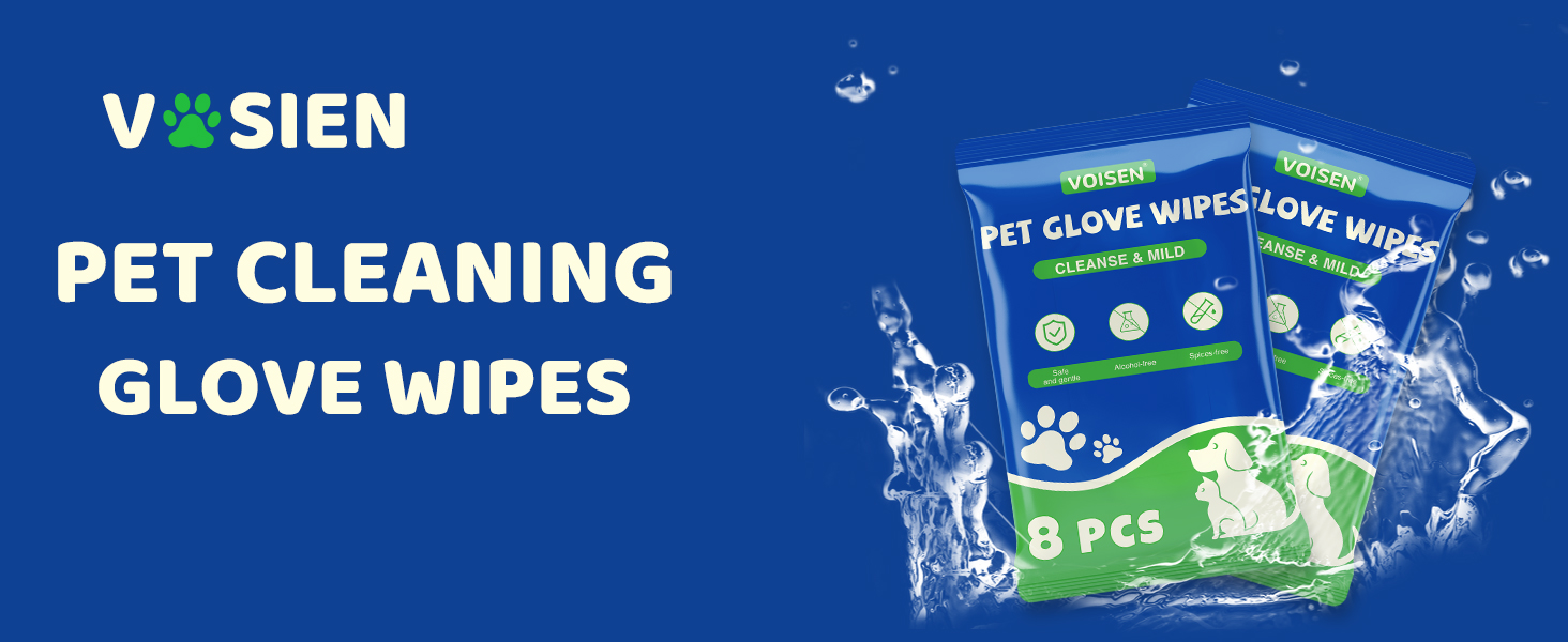 Pet Glove Wipes for Dogs