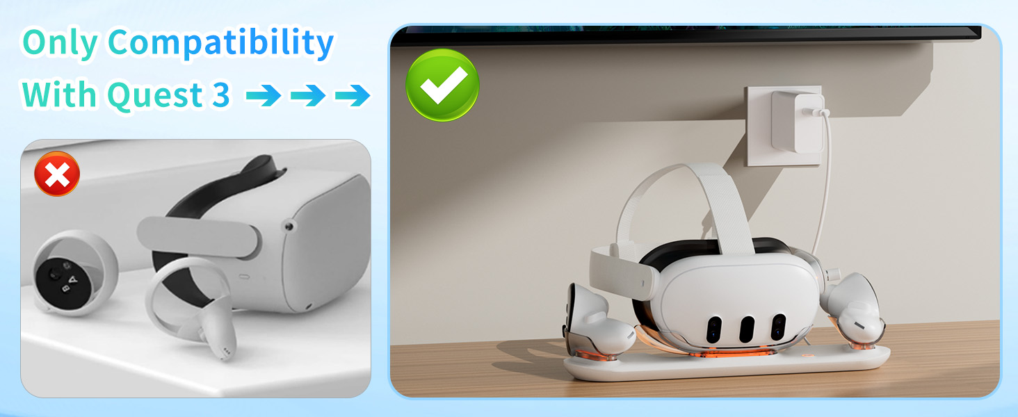 Charging Dock for Meta Quest 3