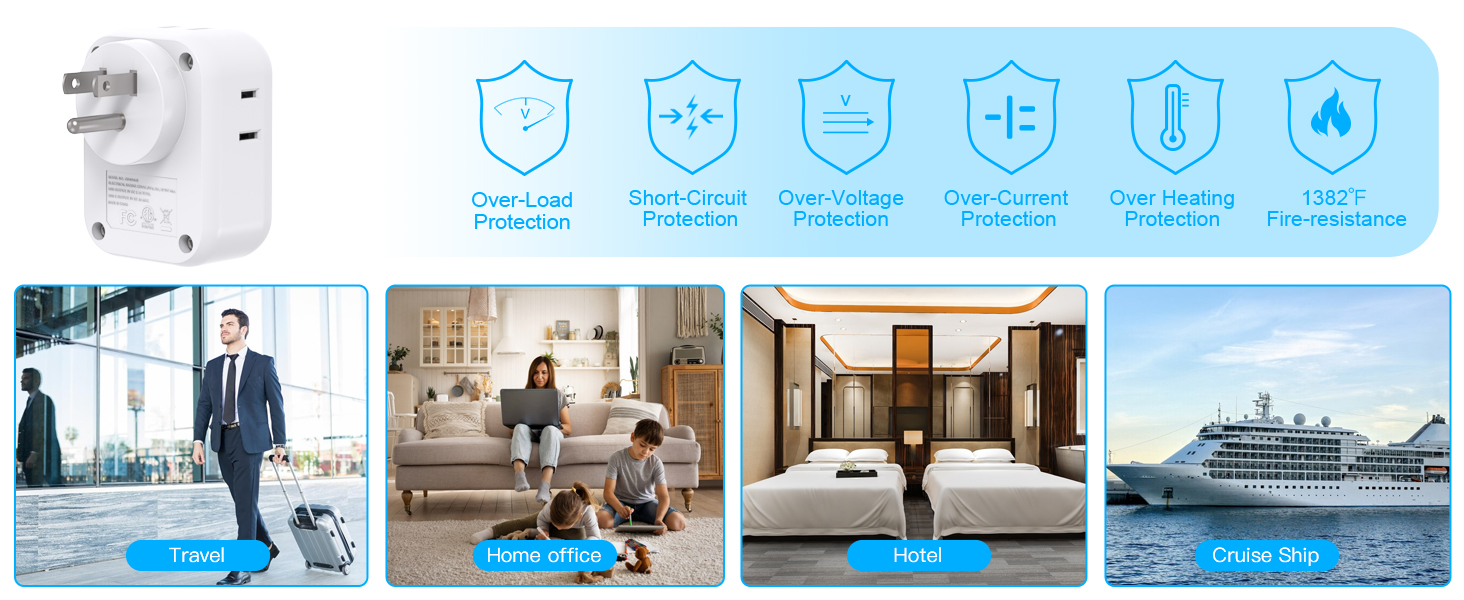 cruise power strip with usb