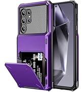 Vofolen for Samsung Galaxy S24 Ultra Wallet Case with Card Holder, Dual Layer Heavy Duty Shockpro...