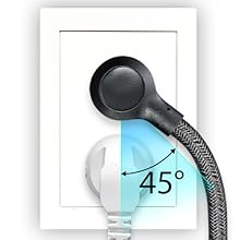 right angle flat plug