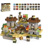 GobiDex 100PCS Magnetic Blocks Army Toys for Boys Girls, Build MagWonder for Army Men, STEM Build...