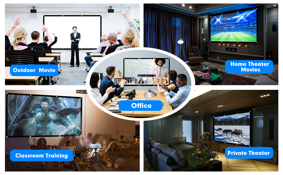 projector screen wall projector screen 150 travel projector screen manual pull down projector screen