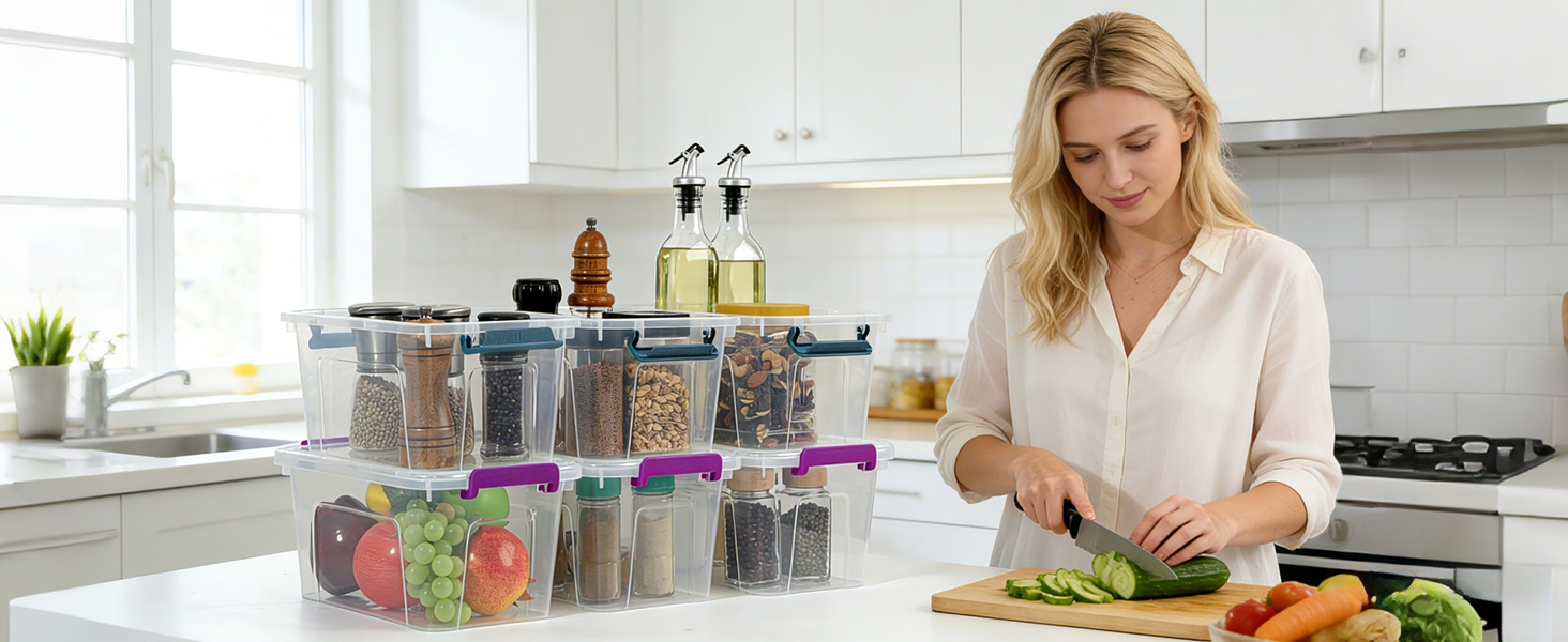 kitchen storage bins