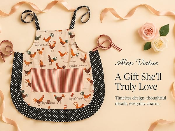 apron for women with pocket
