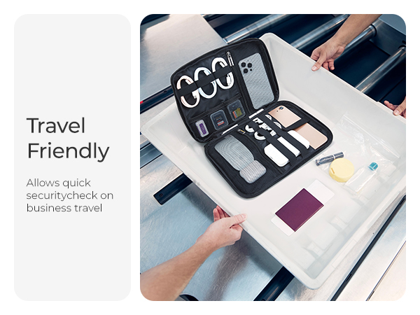 tech organizer travel case