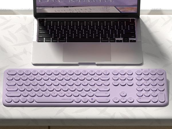 WIRELESS AND BLUETOOTH KEYBOARD