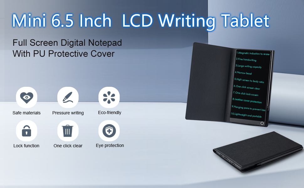 6.5 inch Reusable Electronic Drawing Pads