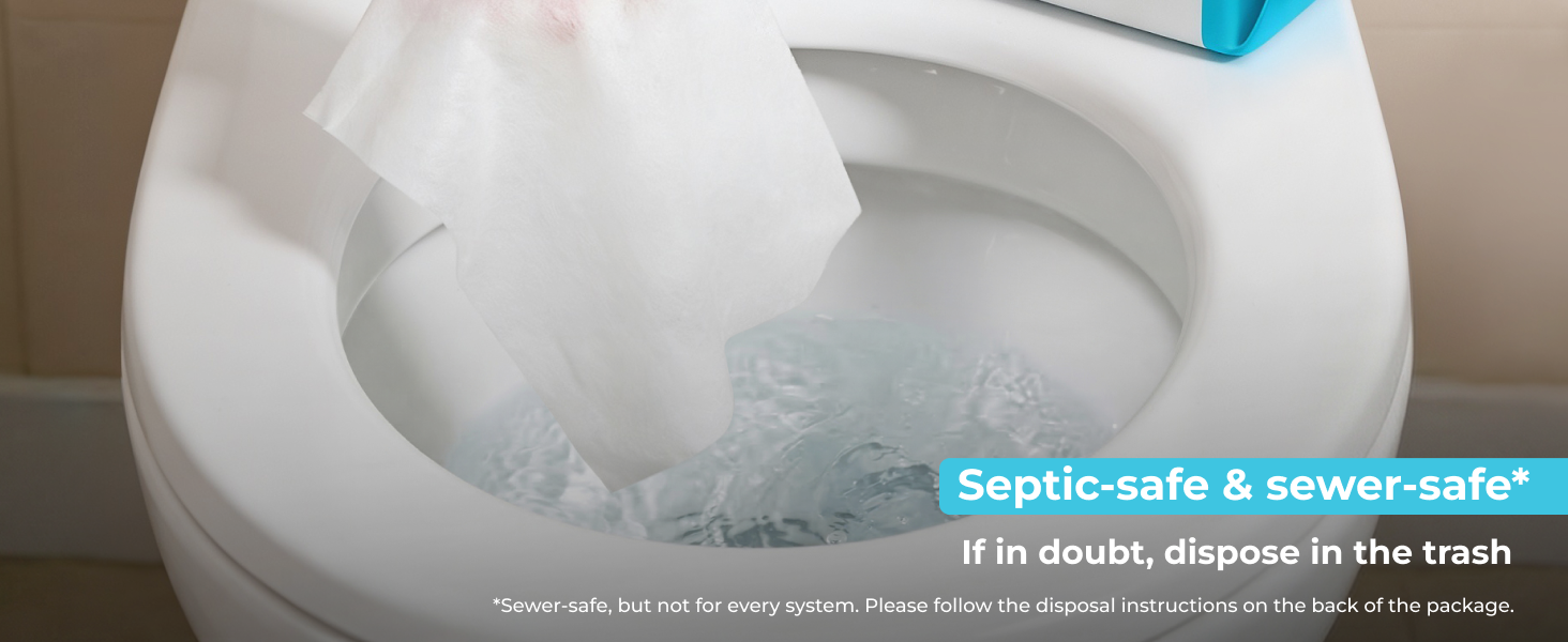 wipes flushable pack