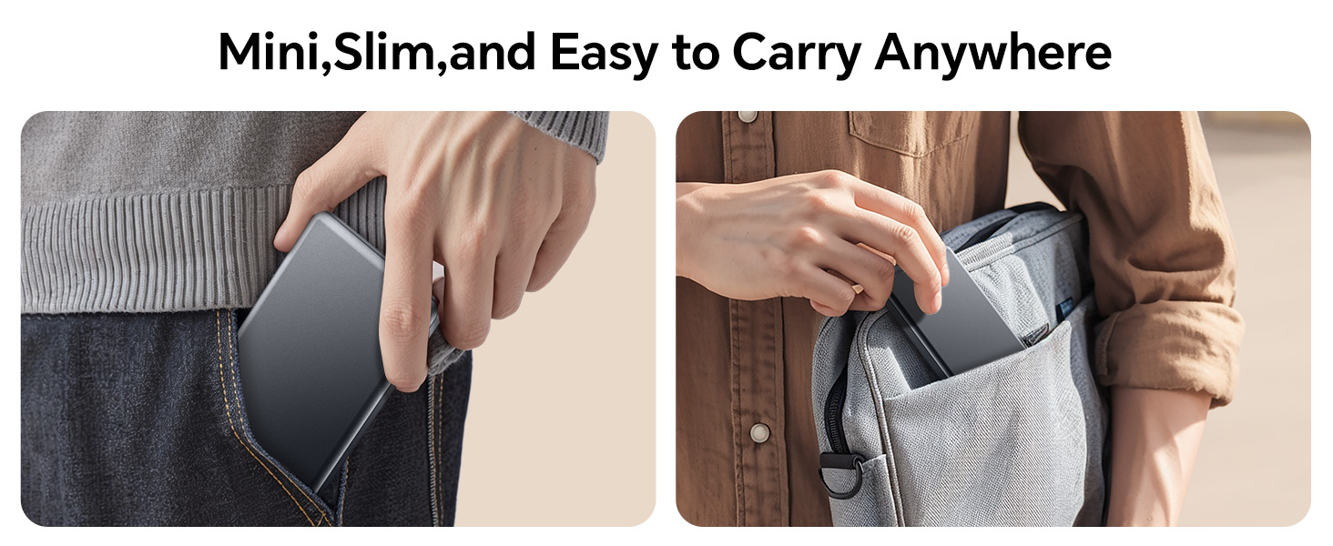 Mini,Slim,and Easy to Carry Anywhere