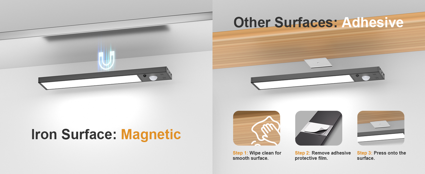 Magnetic motion sensor light indoor