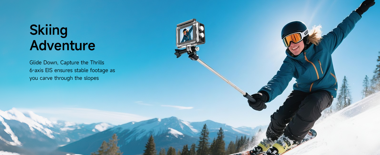 action camera with EIS