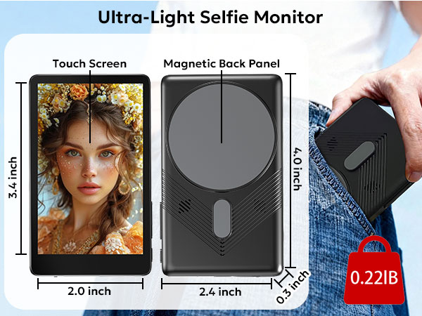 selfie monitor screen iphone