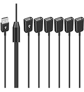Duttek USB A Male to 6 Female USB Splitter 1.65FT/50cm, USB Y Splitter Support Charging and Data ...