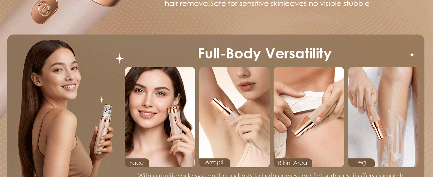 PluxyEpil Pro 3.0 Women Face Epilator