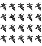 Icyfond 20Pcs Fender Push-Type Retainer Clips, OEM 01553-09321, 8mm Hole Fender Liner Clips for S...