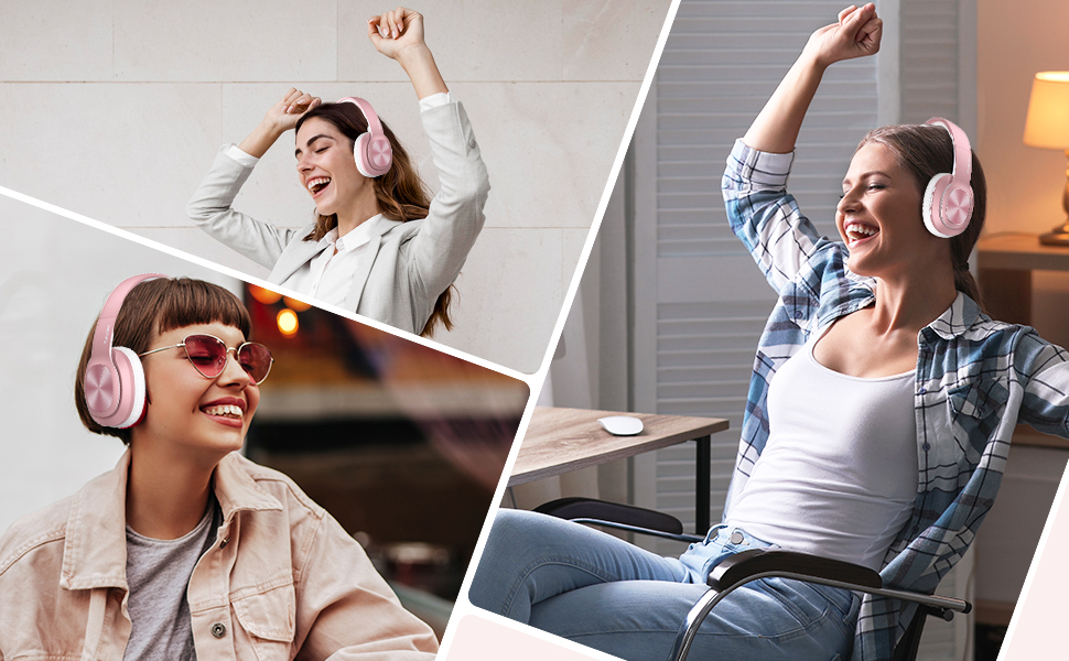 bluetooth headphones over ear with microphone