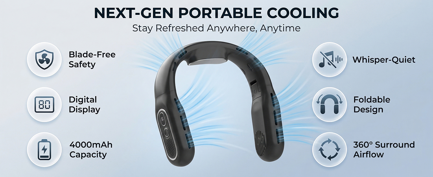 Portable Neck Fan