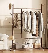 Solid Wood Clothing Rack