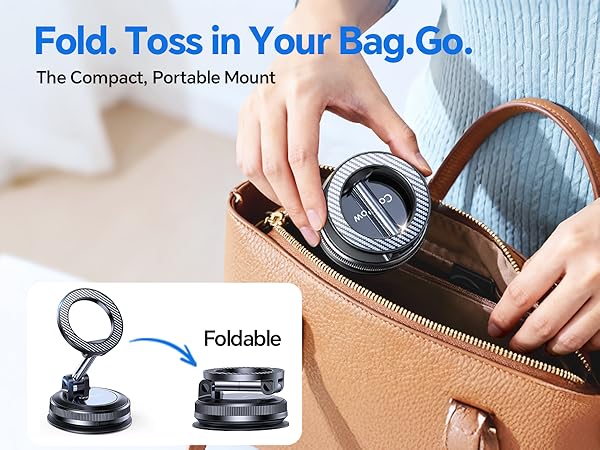 vacuum magnetic phone holder