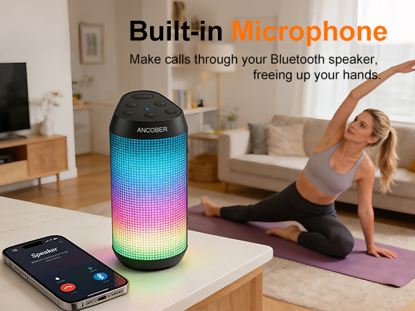 Make calls through your Bluetooth speaker, freeing up your hands.