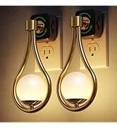 L LOHAS LED Night Lights Plug Into Wall: Dusk to Dawn Sensor, Soft White 3000K Nightlight, 0-100L...