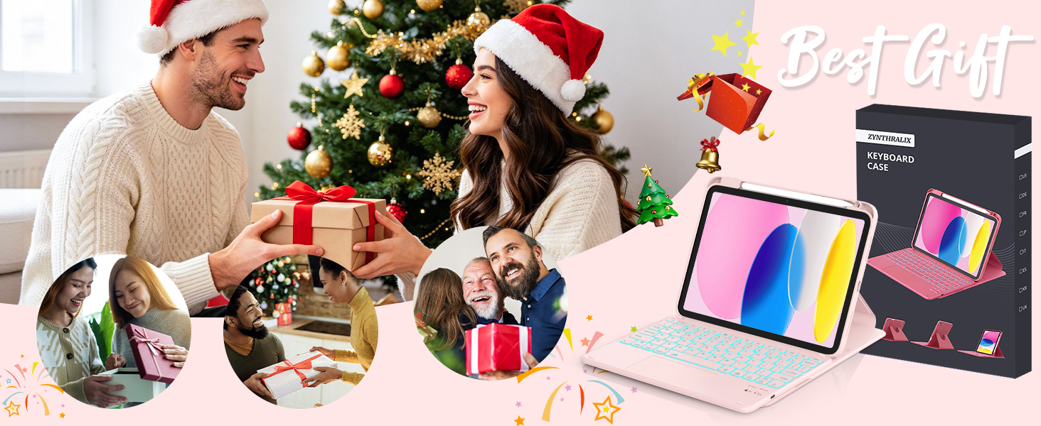 ipad a16 keyboard case back to school gift black friday Christmas gift for student daily use