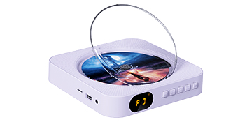 purple cd player