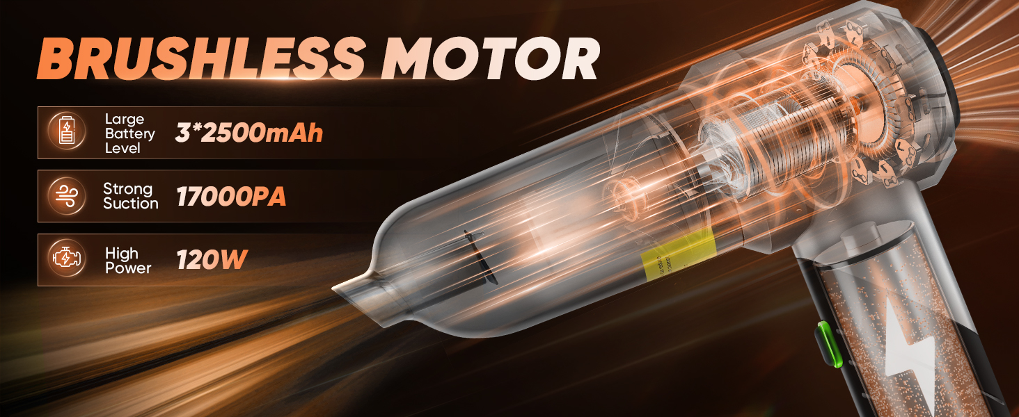 Strong Suction 17000PA