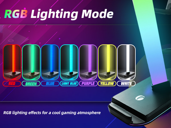 RGB Gaming Headphones Stand