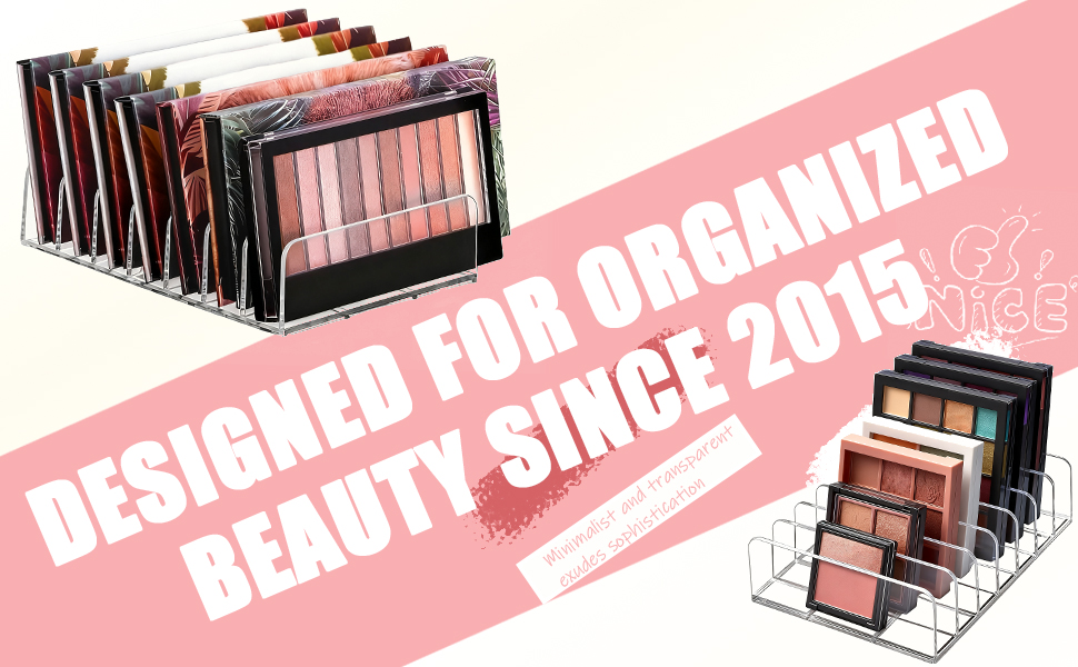 ?clear cosmetic storage for multiple palettes?
