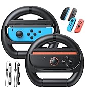 FASTSNAIL [Switch 1/2 Compatible] Steering Wheels for Nintendo Switch 2/1/OLED for Joy-Con 2, Rac...