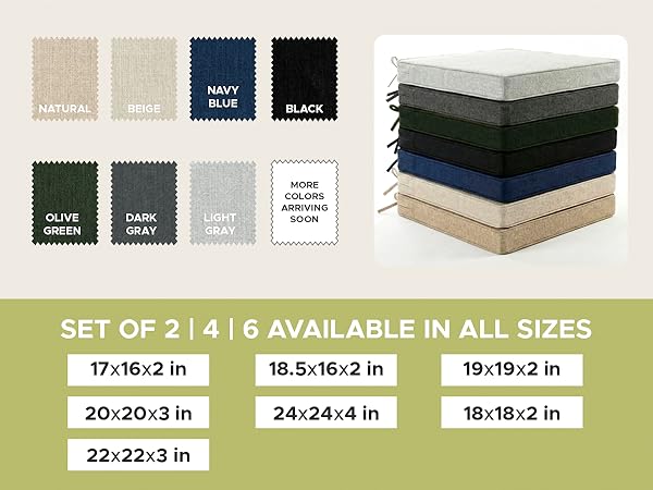 Outdoor Chair Cushions
