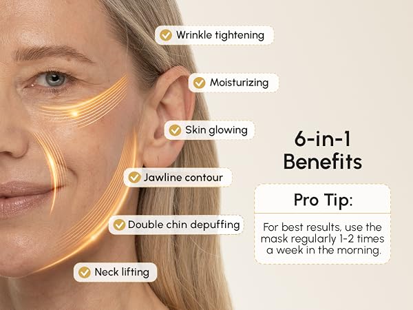 face firming mask, lifting face mask, chin lifting strap, jaw mask, facial chin strap, jaw shaper
