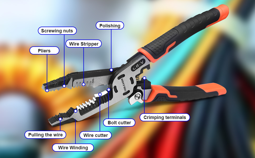 wire stripper for electrician wire strippers peladora de cable electric tool electrical pela cables 