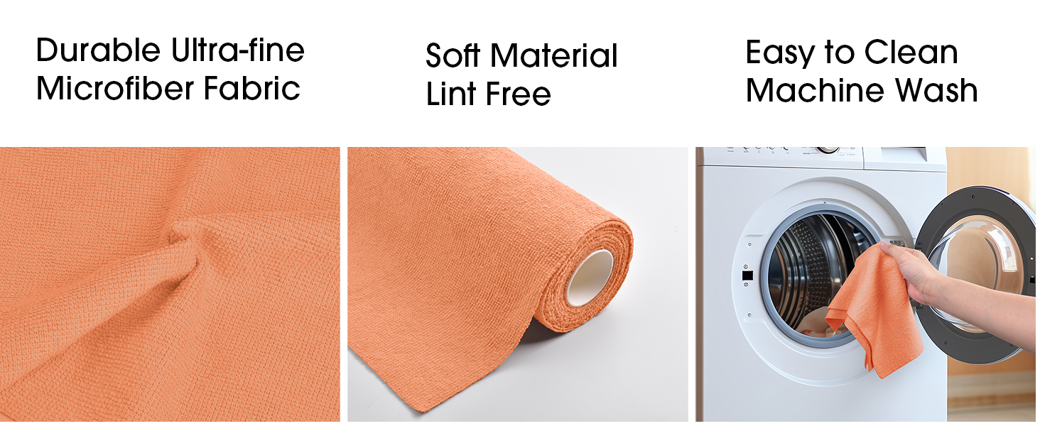 Microfiber towel rolls