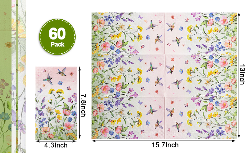 wildflower napkins