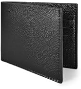 WisePoint Mens Slim Wallet, PU Leather Credit Card Wallet Bifold Wallets for Men and Boys, Lightw...