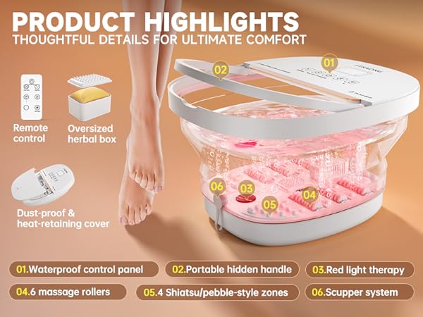 shiatsu foot massager masajeador de pies foot care foot health foot bath massager with heat