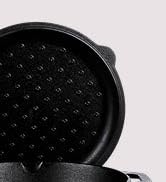 Cuisinel Cast Iron Skillet with Lid - 12