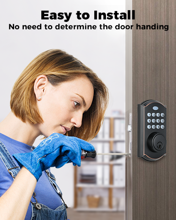 Easy to install smart lock